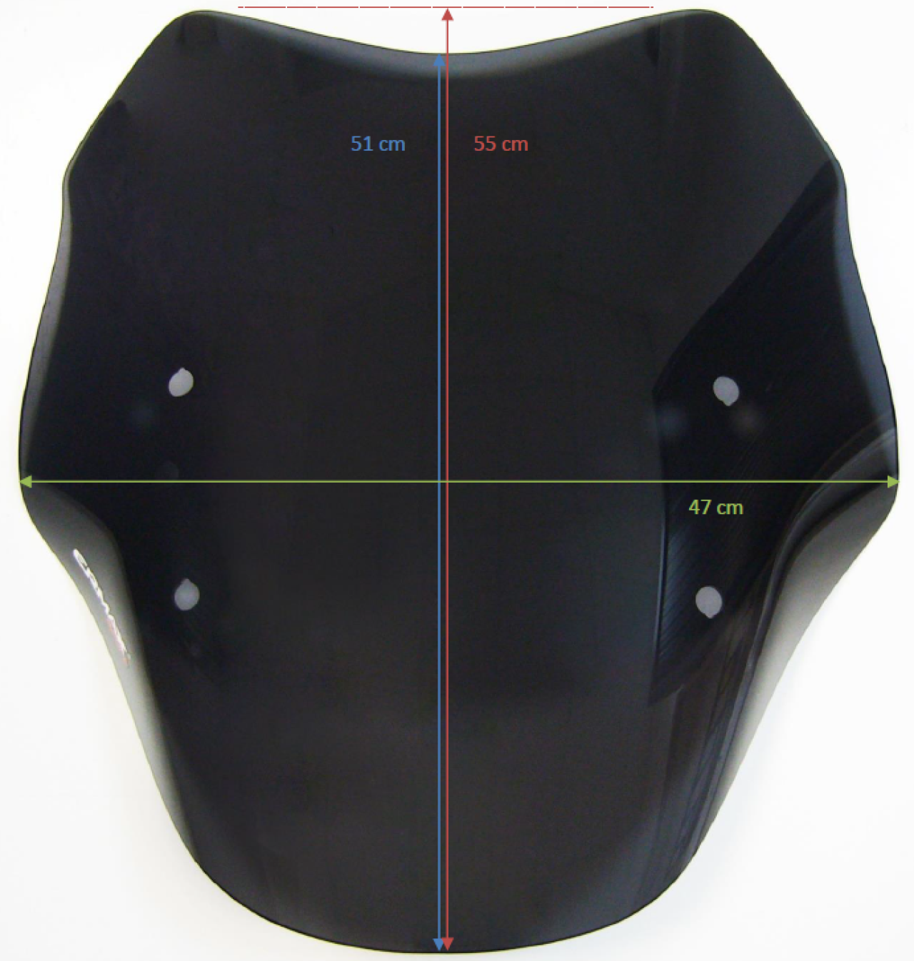 Windshield ERMAX Sport for Piaggio MP3 400 HPE (22-), tinted/light black
