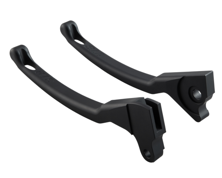 Sport lever set brake left/right for Vespa LX/LXV/S/Primavera/Sprint 50-150ccm, gray dull