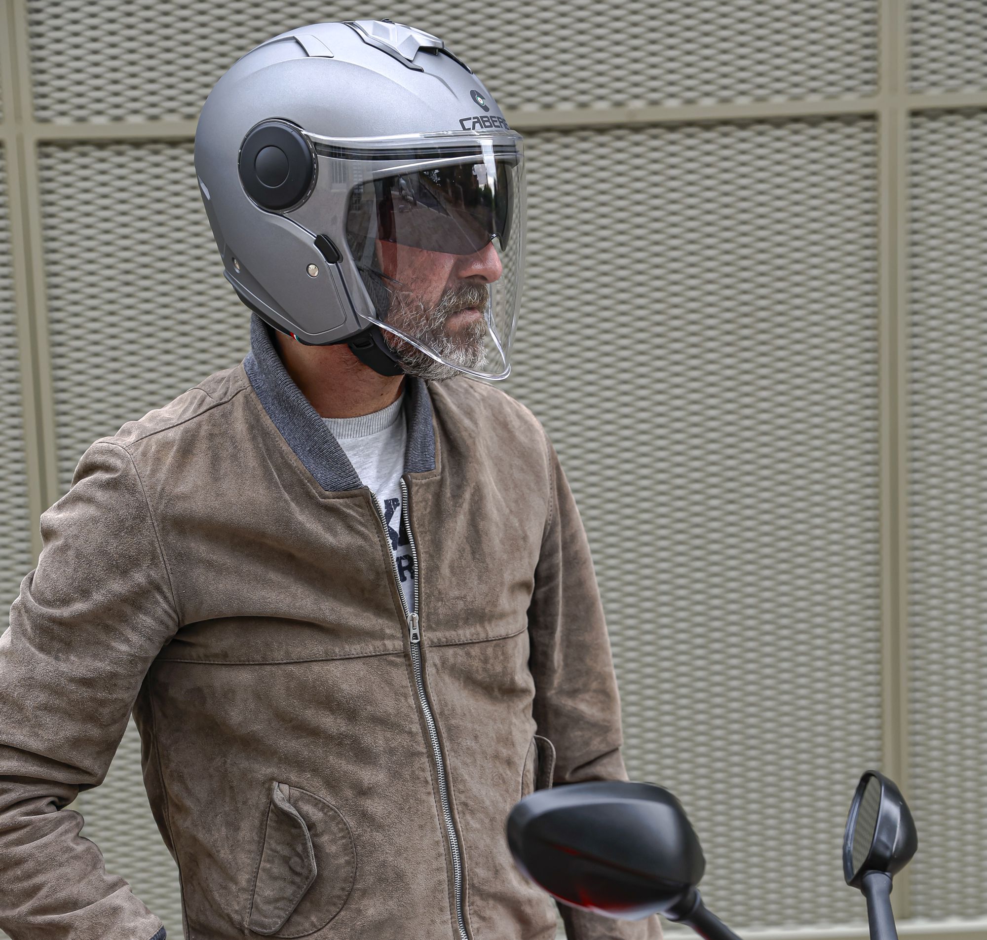 Caberg helmet Soho matt-gun metallic
