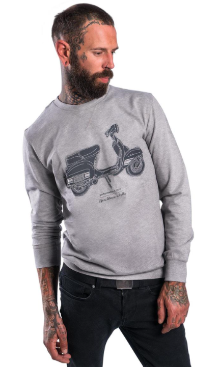 Sweatshirt "Life is better on a Rally", men gray