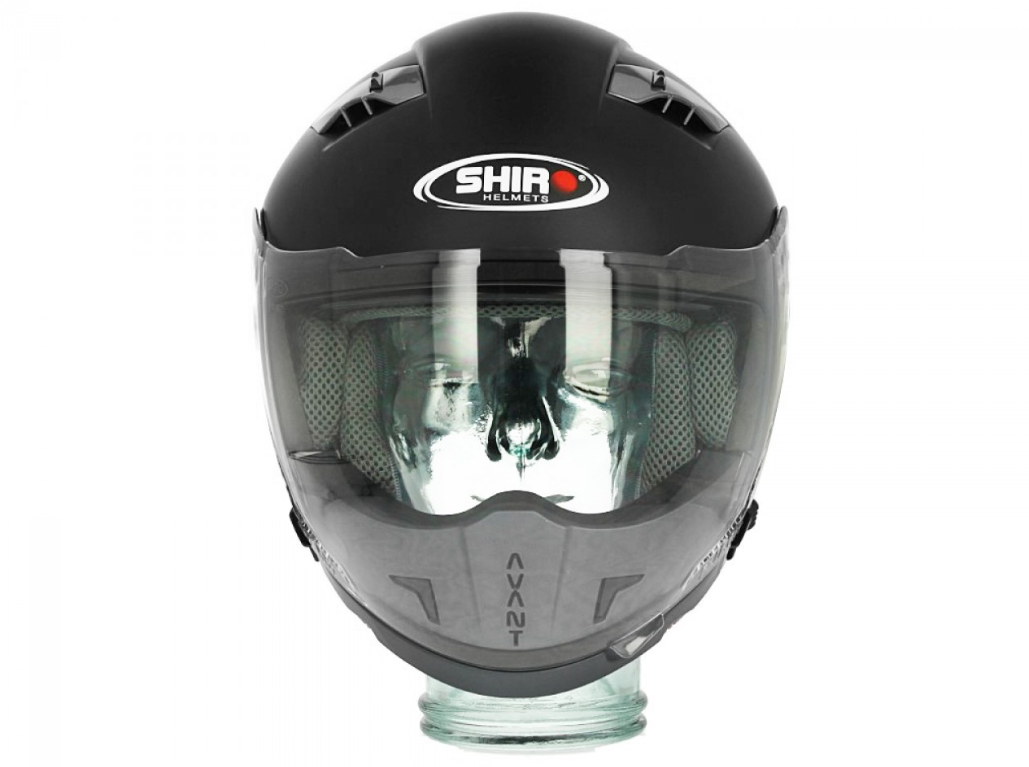 Shiro modular helmet, SH414, system, black matt
