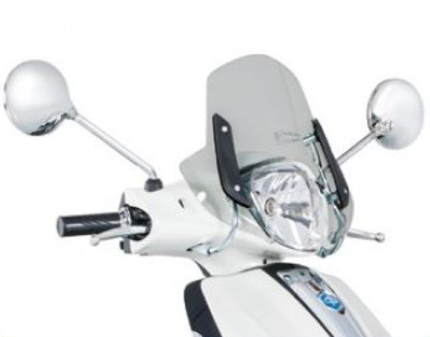 Sport windshield complete, tinted for Liberty original Piaggio