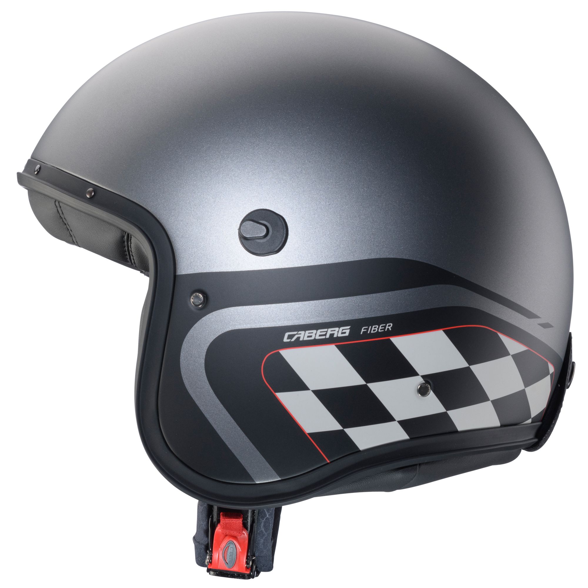 Caberg helmet Freeride X Daytona matt-gun metallic/black-white