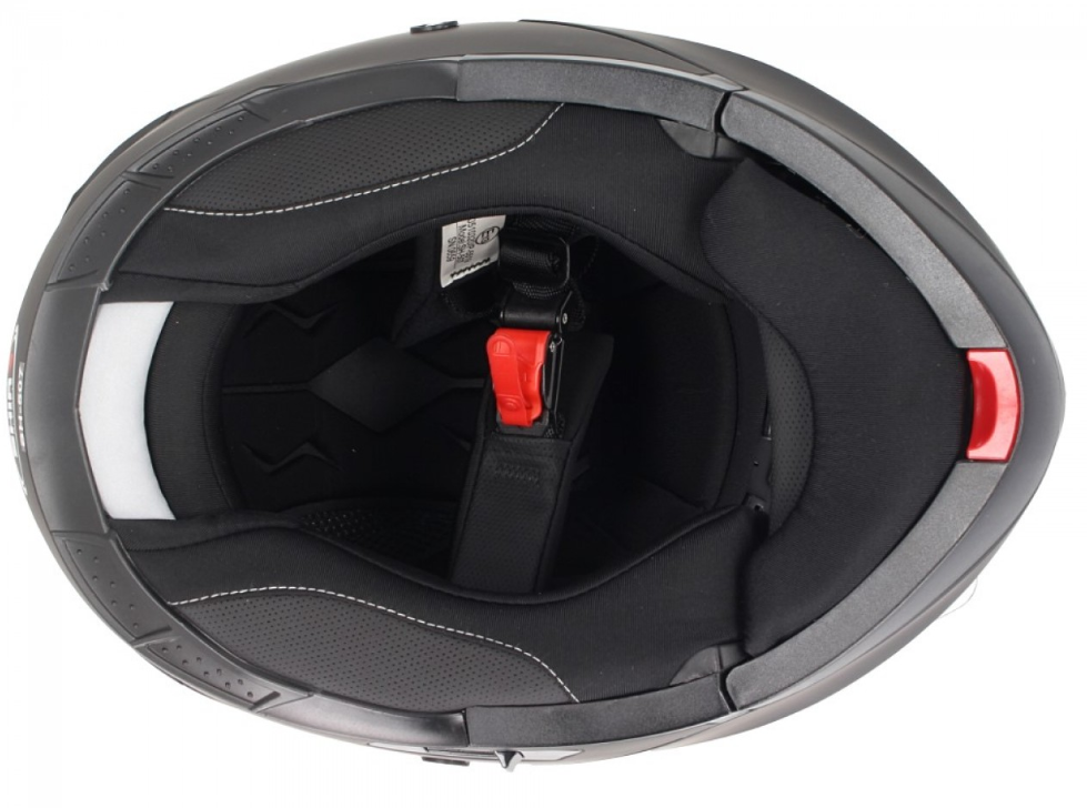 Shiro flip-up helmet, SH507, black matt