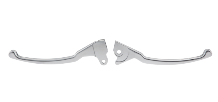 Sport lever set brake left/right for Vespa LX/LXV/S/Primavera/Sprint 50-150cc, silver