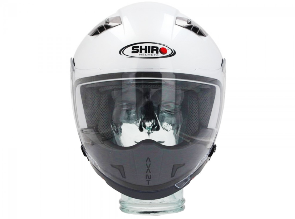Shiro modular helmet, SH414, system, white