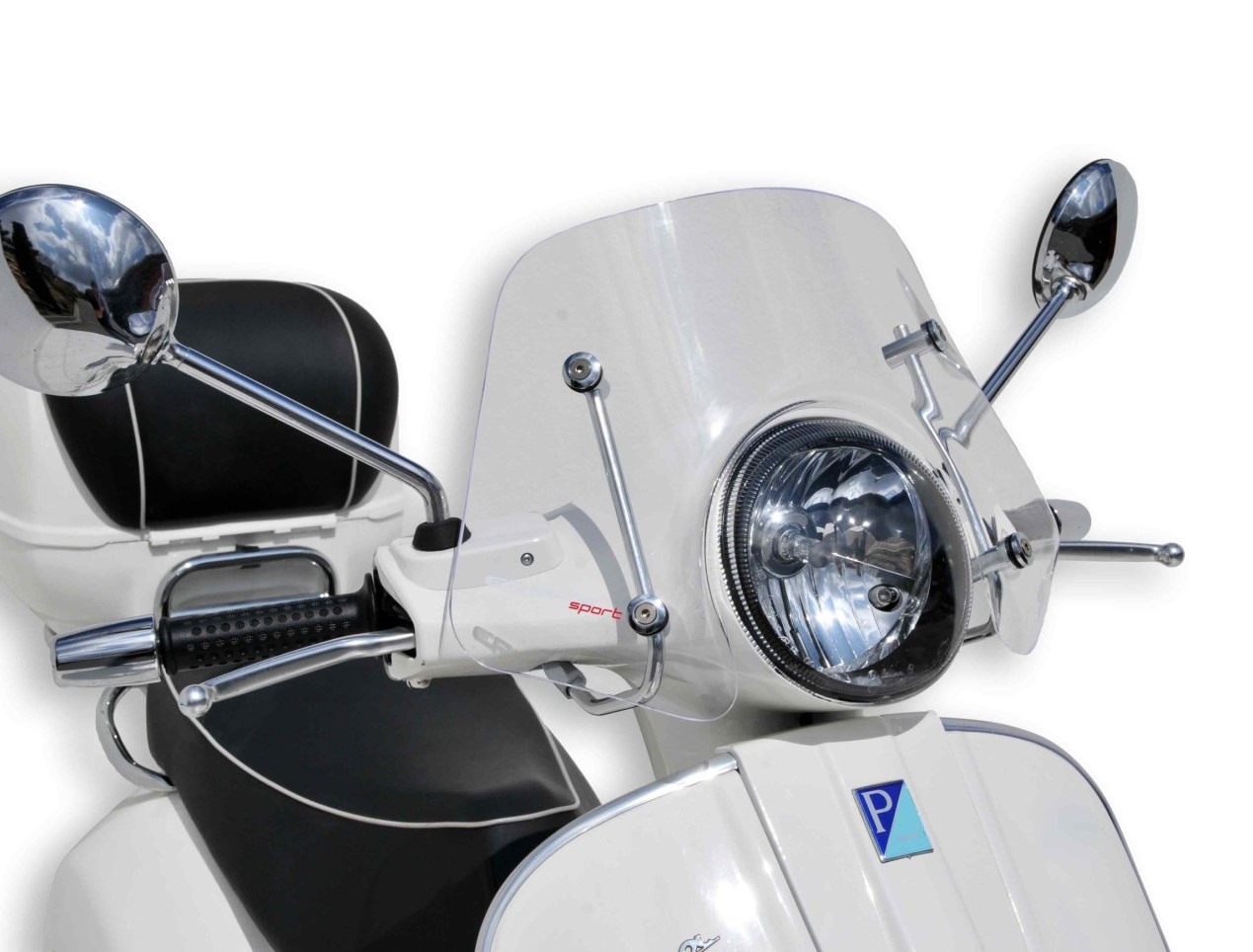 Windshield ERMAX Piccolo H 300 mm for Vespa GTS/GTS Super/GT L (-22), clear
