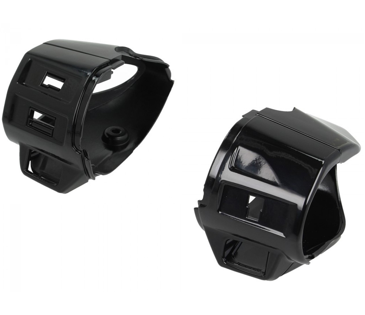 Switch housing, black gloss for Vespa Primavera / Sprint (50cc)