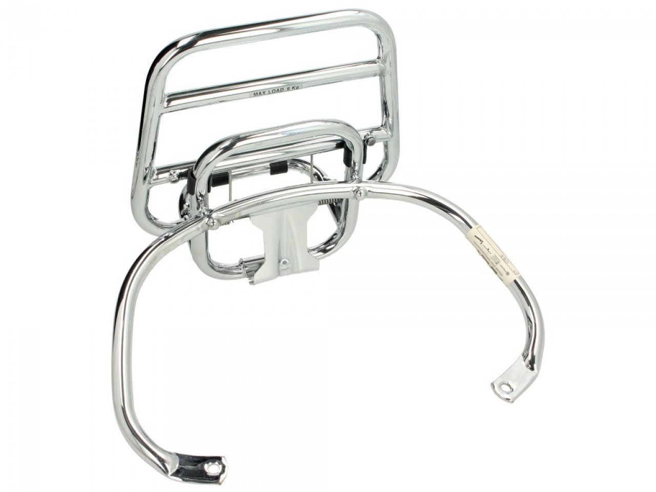 Original folding carrier chrome for topcase Vespa LX / LXV