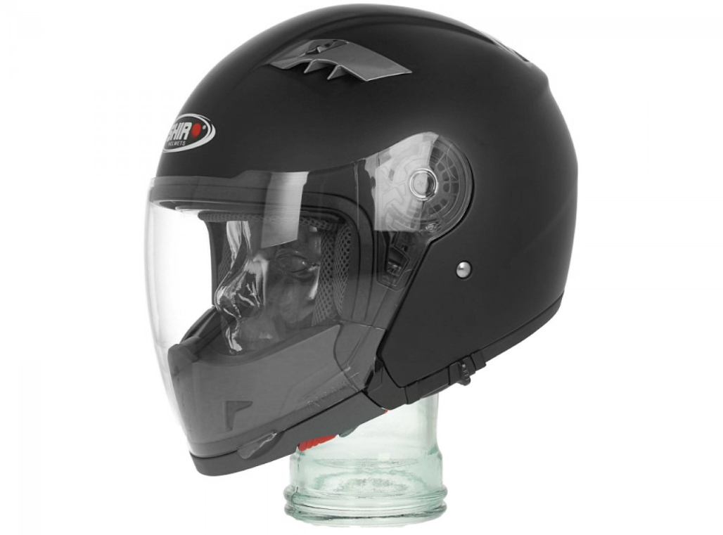 Shiro modular helmet, SH414, system, black matt
