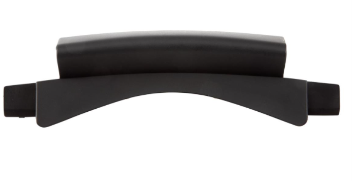 Connecting piece mono-slotted tube leg shield black matt for Vespa Primavera/Sprint 50-150cc
