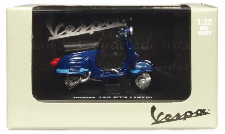 Model Vespa 125 ET3 (1976), blue
