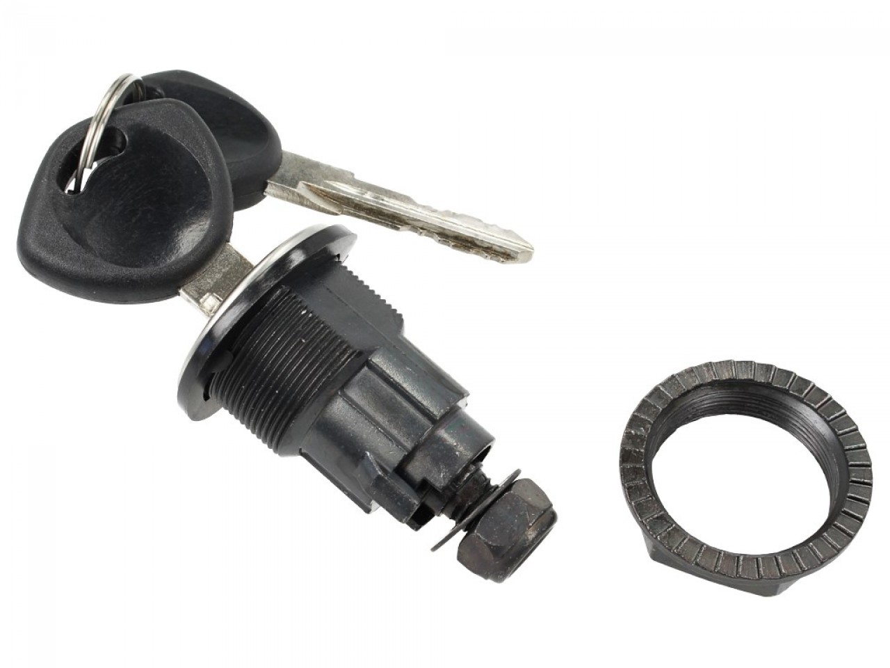 Replacement lock for original Piaggio and Vespa top cases