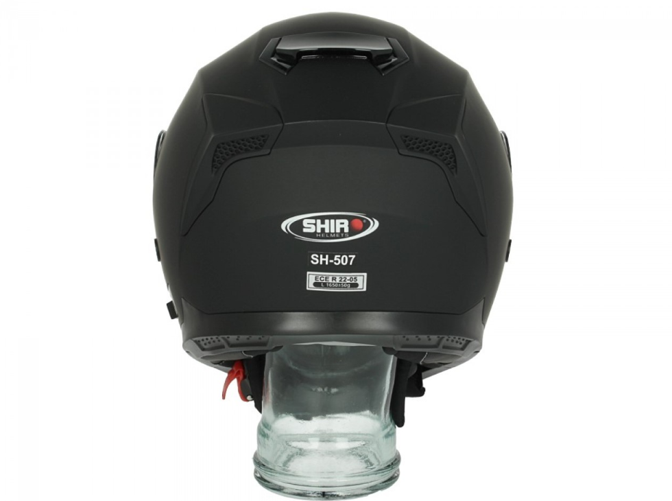 Shiro flip-up helmet, SH507, black matt