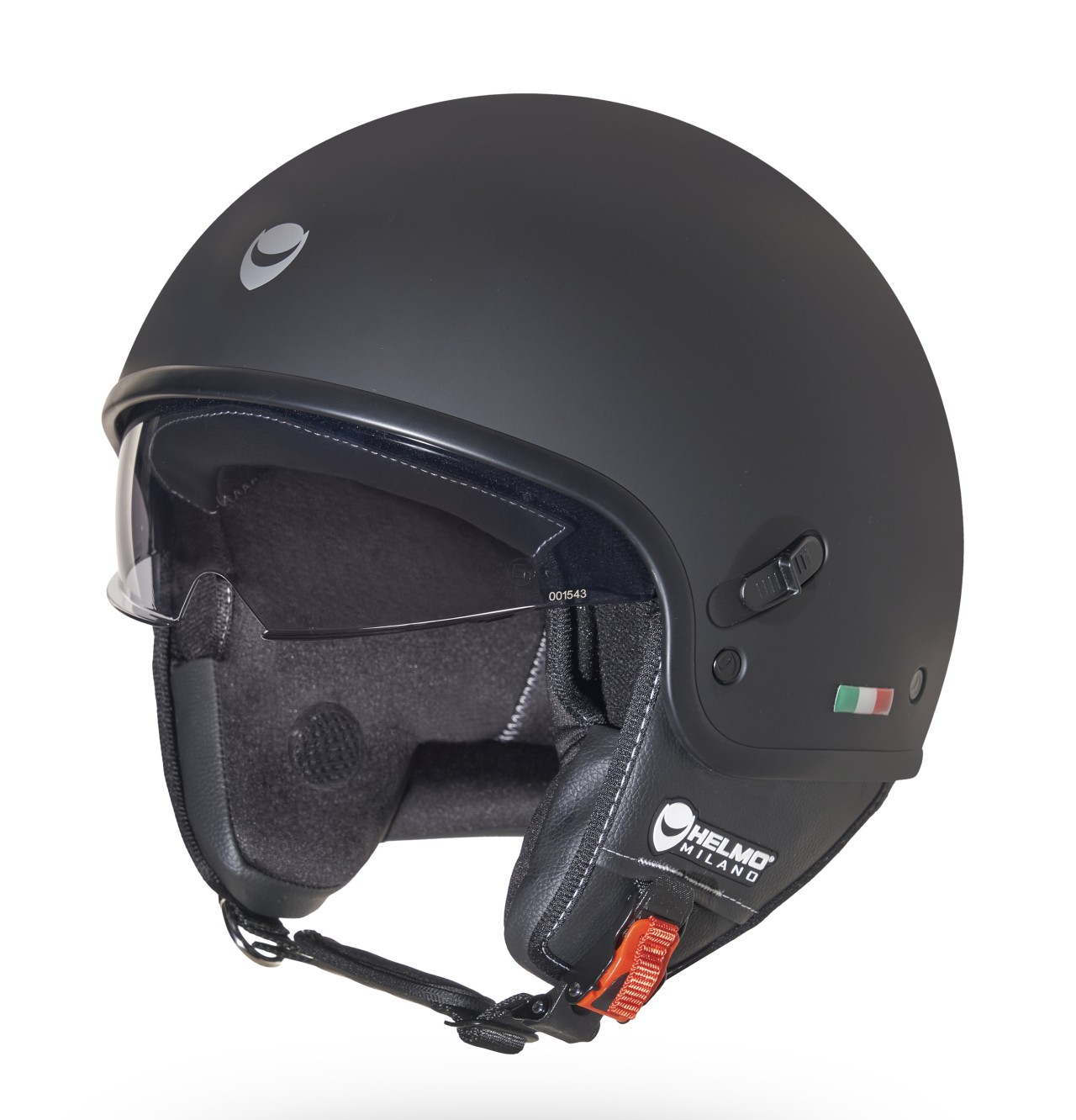 Helmo Milano Demi Jet Puro Slider black matt