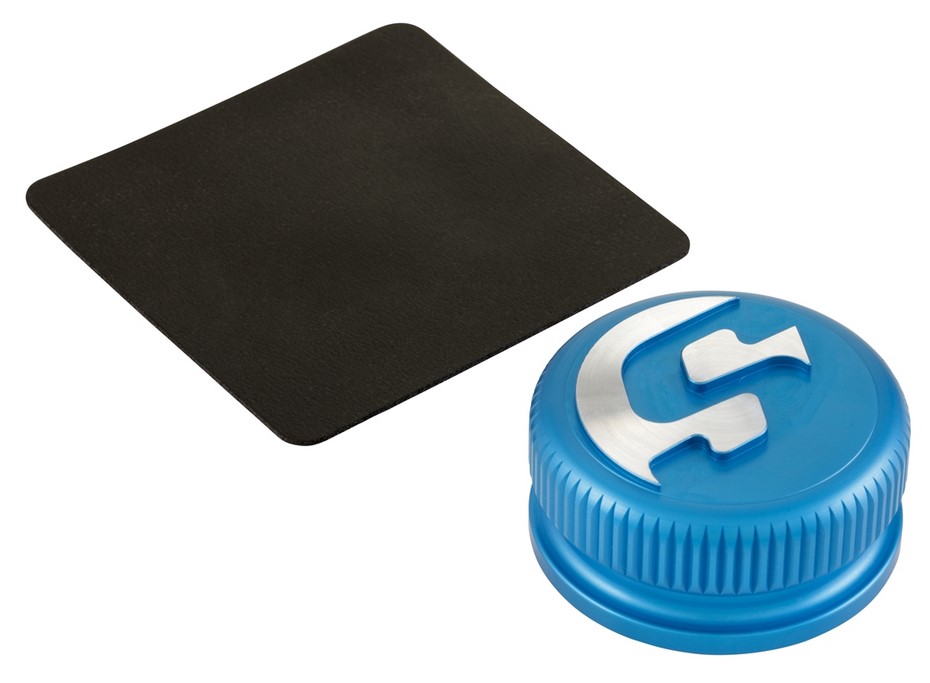 Gas cap for Vespa, blue matt