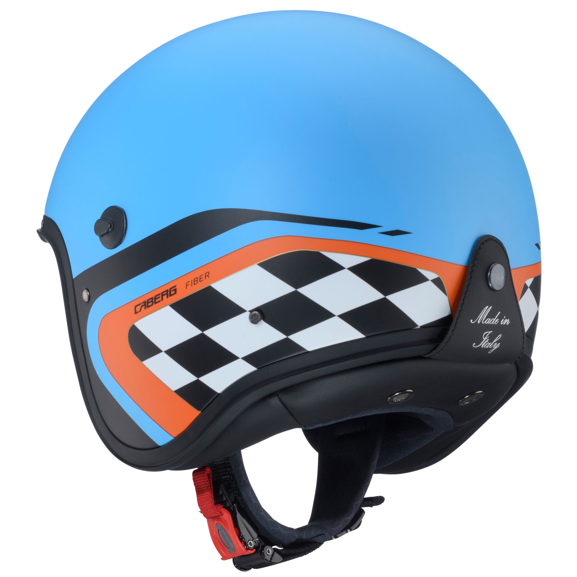 Caberg helmet Freeride X Daytona matt-light blue/black-orange