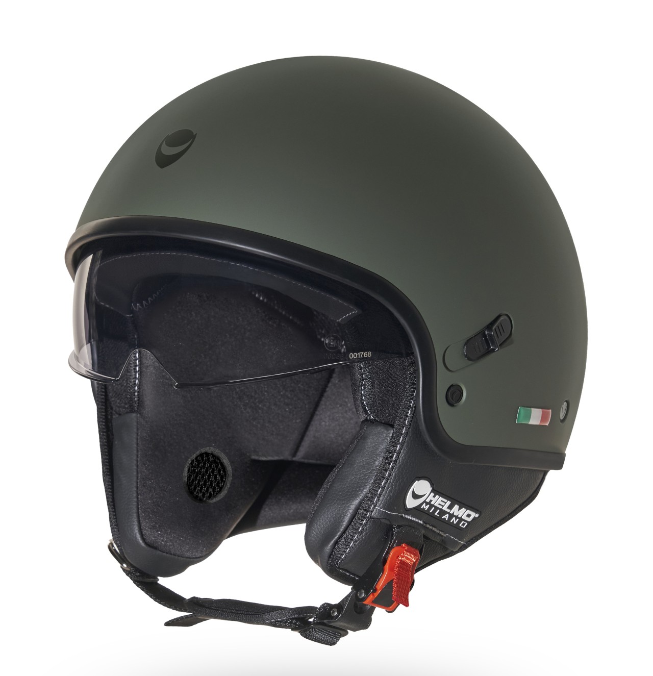 Helmo Milano Demi Jet Puro Slider green matt