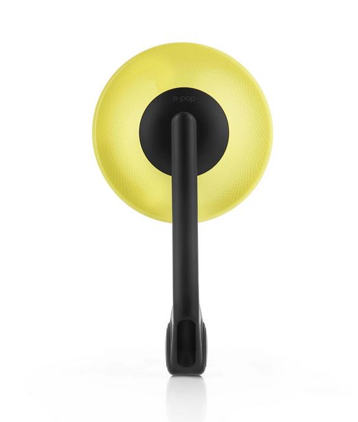 Handlebar end mirror RIZOMA E-POP left or right for Vespa, black/yellow