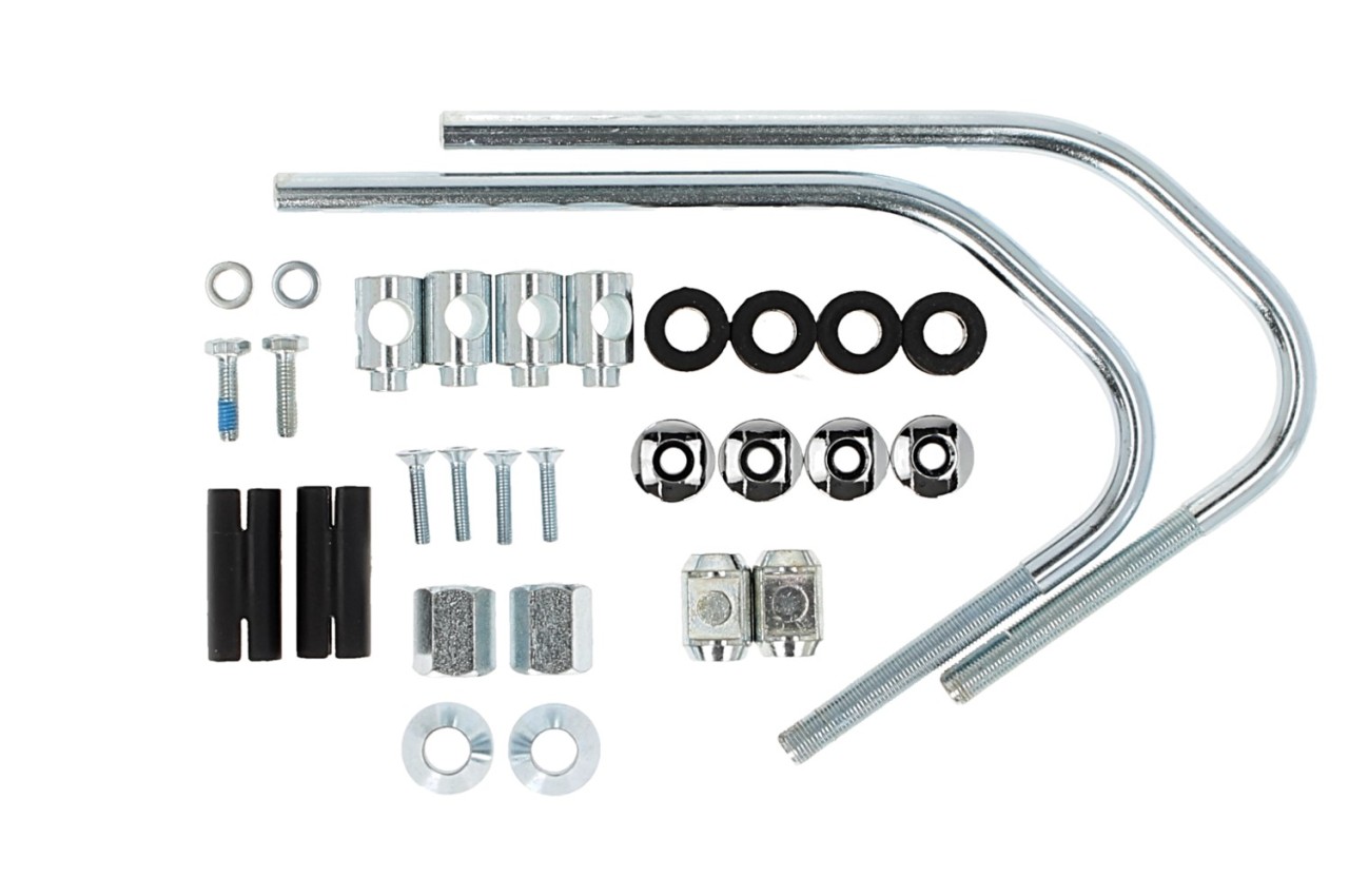 Original chrome bracket for Vespa Sprint S Elettrica 45 windshield