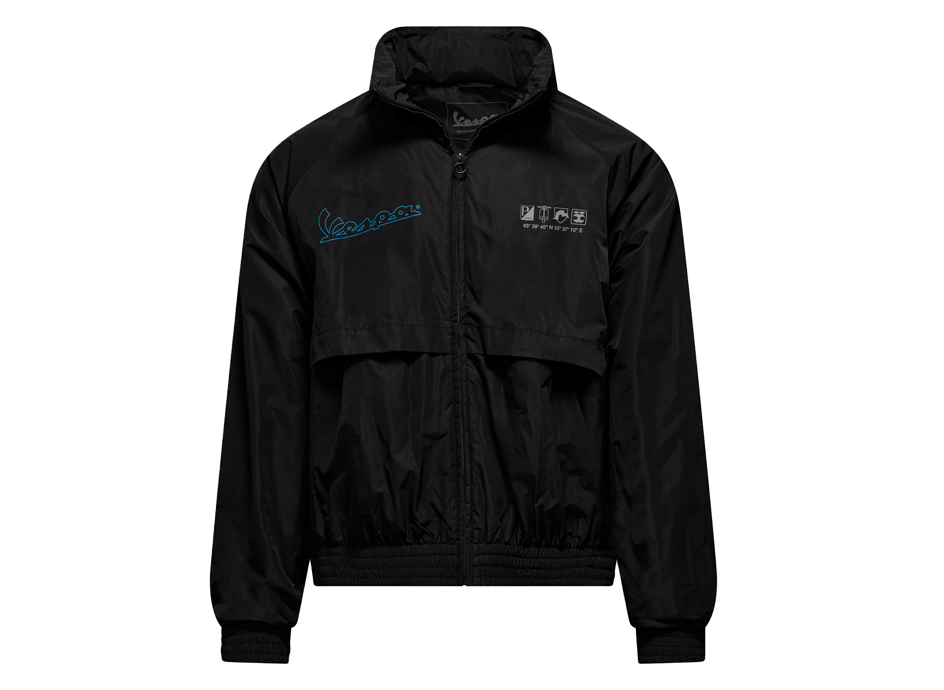Vespa windbreaker black DEC collection