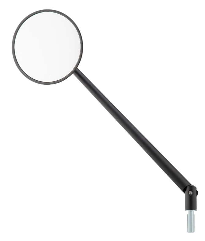Standard mirror for Vespa, left-hand thread, black matt