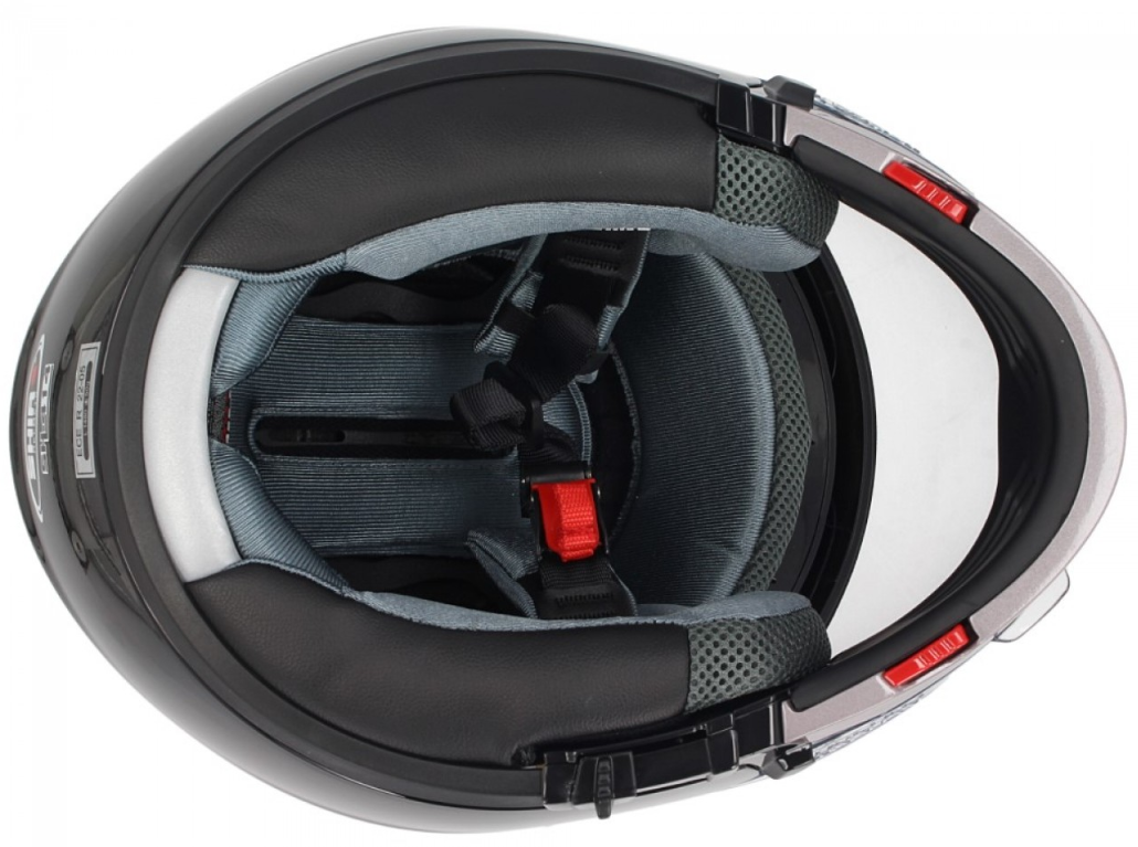 Shiro modular helmet, SH414, system, black