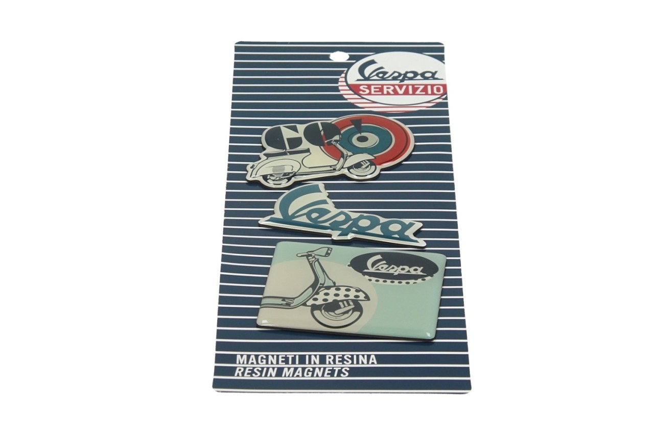 Vespa magnets, 3 pieces