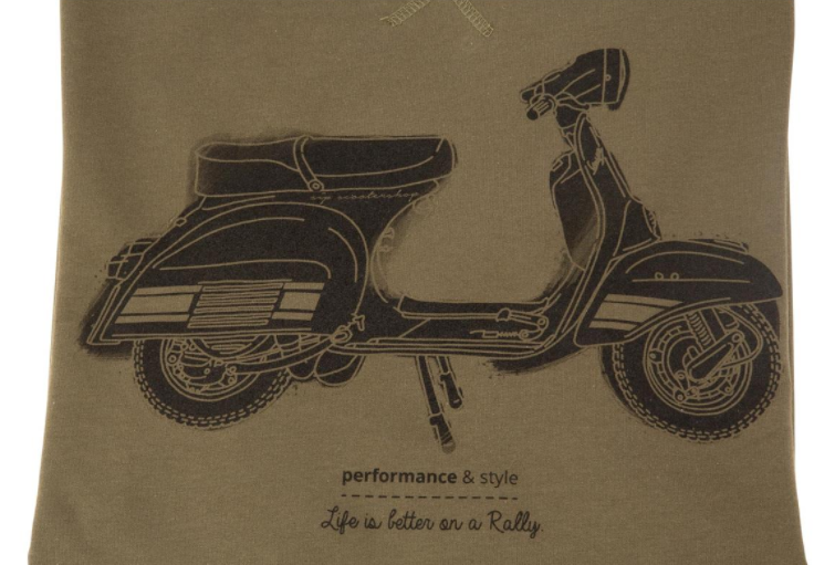 Sweatshirt "Life is better on a Rally", men olive green