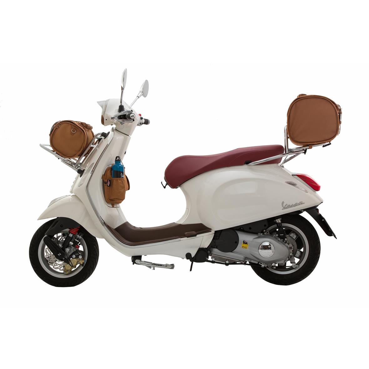 Bag "Classic" small for Vespa - brown, nylon