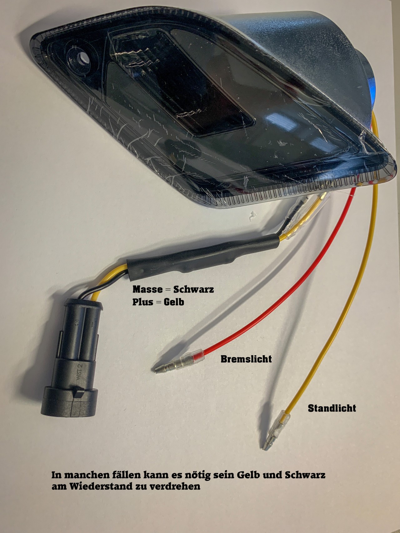 LED turn signal set front, clear for Vespa GT, GTL, GTV, GTS 125-300