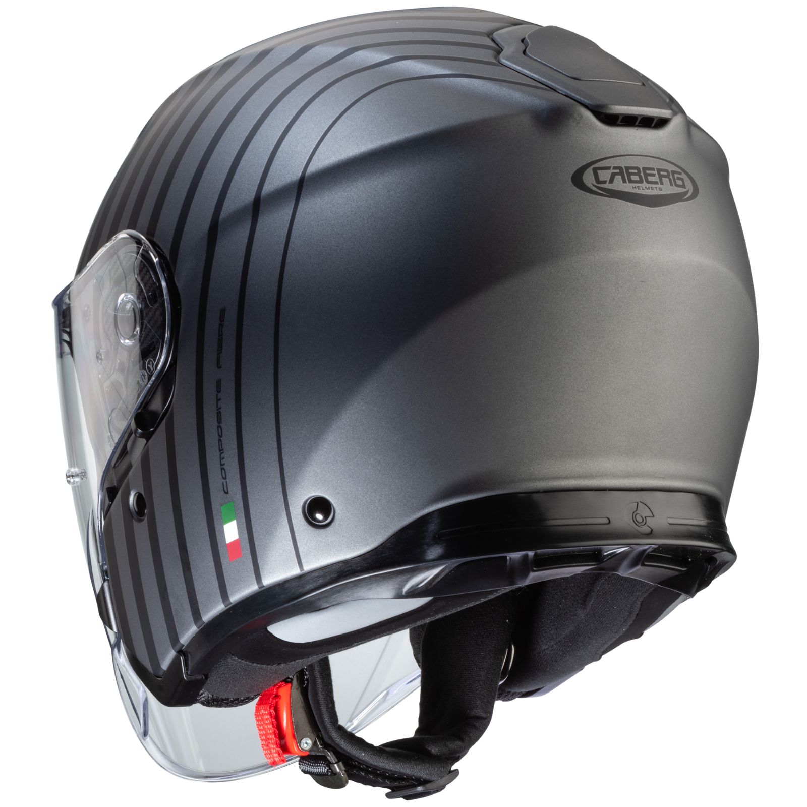 Caberg Helmet Flyon Bakari, matte gun / black
