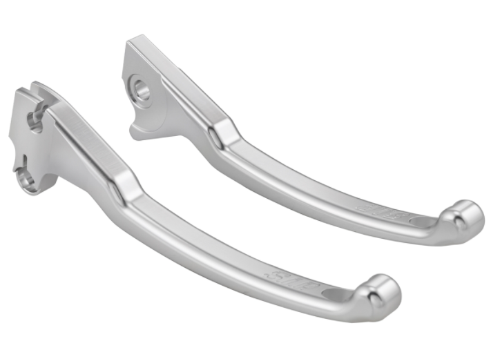 Sport lever set brake left/right for Vespa LX/LXV/S/Primavera/Sprint 50-150cc, silver