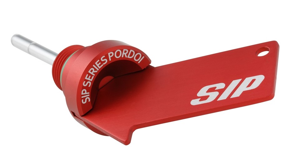 Oil filler plug engine oil for Vespa, red matt