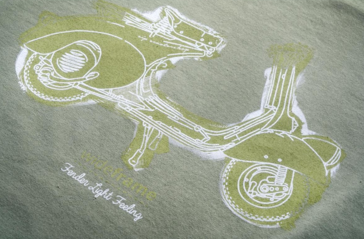 T-shirt "Faro Basso Fender Light Feeling", men olive green