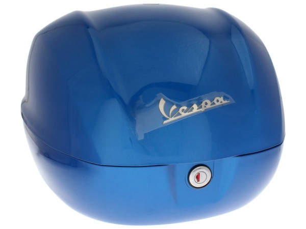 Original top case for Vespa Sprint blue 261/A