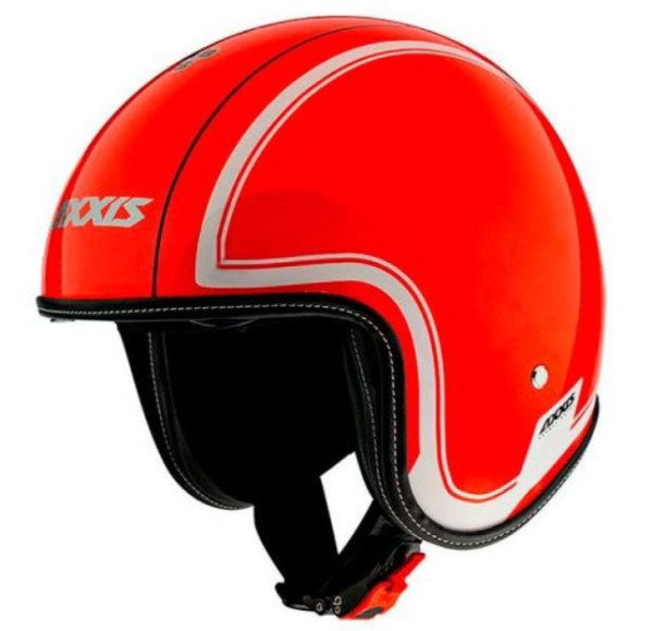 Axxis jet helmet, Hornet SV Royal, red shiny