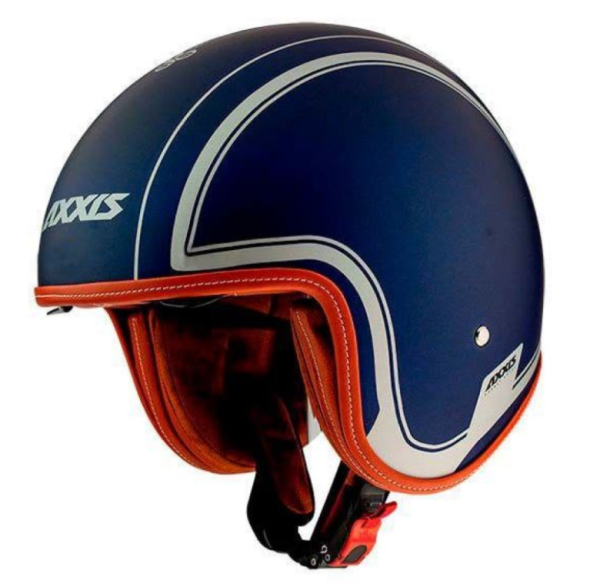 Axxis jet helmet, Hornet SV Royal, blue matt
